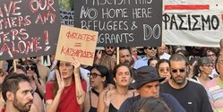 В Никосии прошел антифашистский марш в поддержку мигрантов