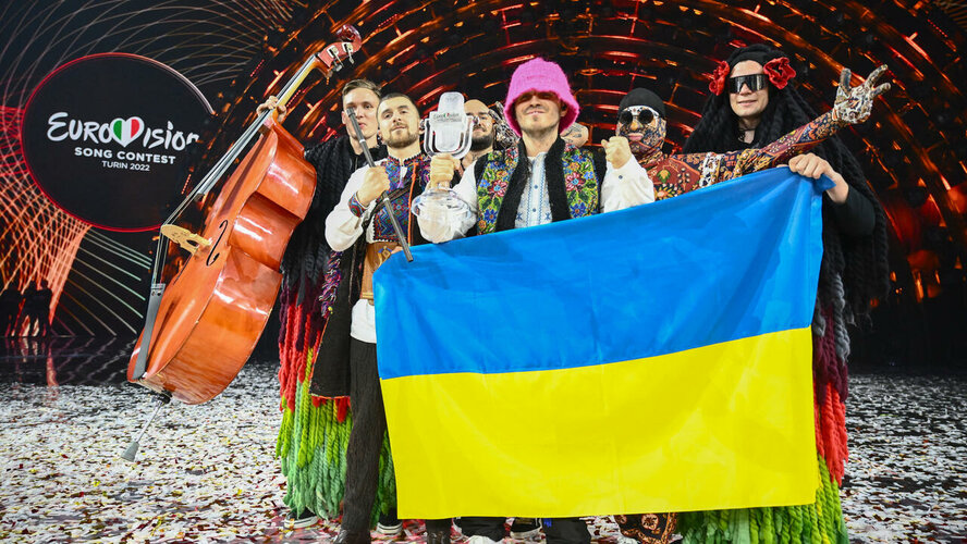 Украинская группа Kalush Orchestra стала победителем на «Евровидение-2022»