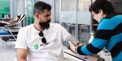 «Арис» провел ежегодную акцию по сдаче крови в Mediterranean Hospital