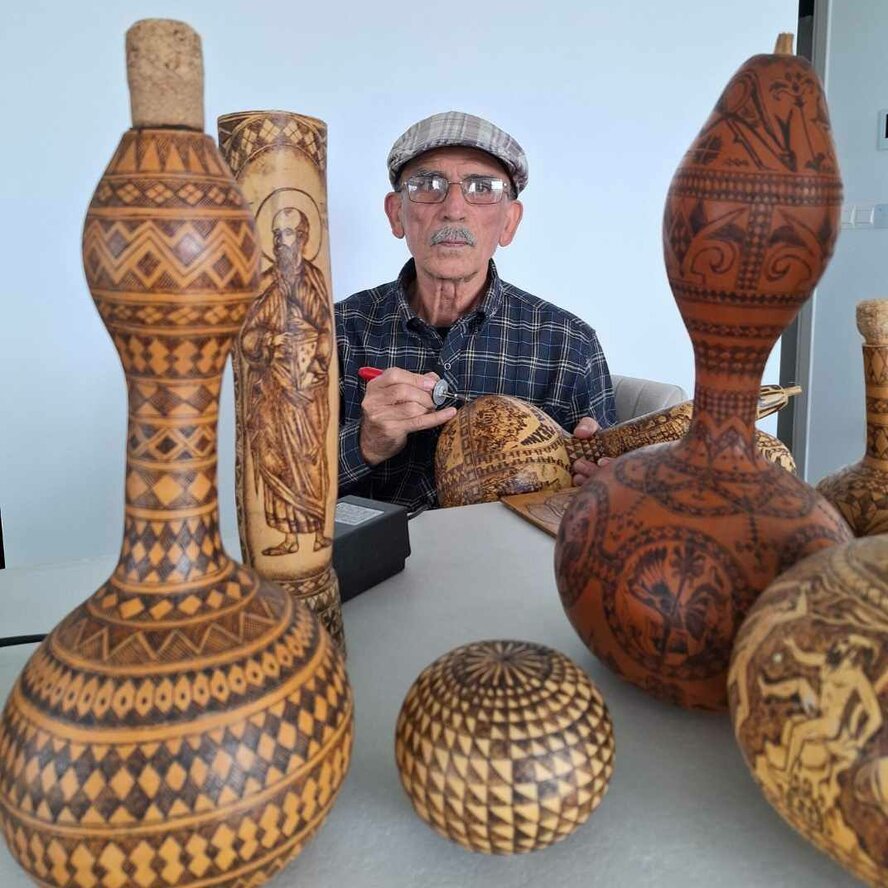 История Кипра, нарисованная на тыквах История Кипра, нарисованная на тыквах