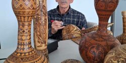 История Кипра, нарисованная на тыквах