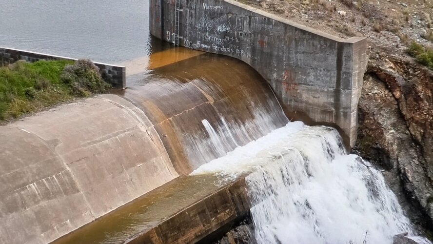 Водохранилище в Аргаке переполнилось