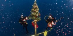 Рождество на Кипре актуально даже под водой