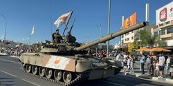 Какая техника участвовала в параде в честь Дня независимости Кипра?