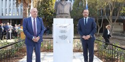 Президент Кипра торжественно открыл бюст герою ЭОКА в Салониках