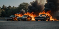 В Лимассоле за ночь сожгли три автомобиля!