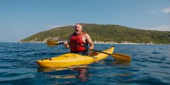 В Лимассоле байдарку с человеком чуть не унесло в открытое море!