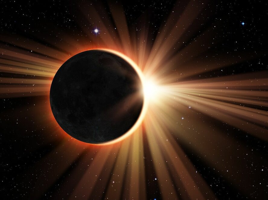8 апреля жители Земли будут наблюдать уникальное явление — полное затмение Солнца