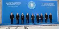 Лидер турко-киприотов Эрсин Татар на саммите Организации тюркских государств в Кыргызстане