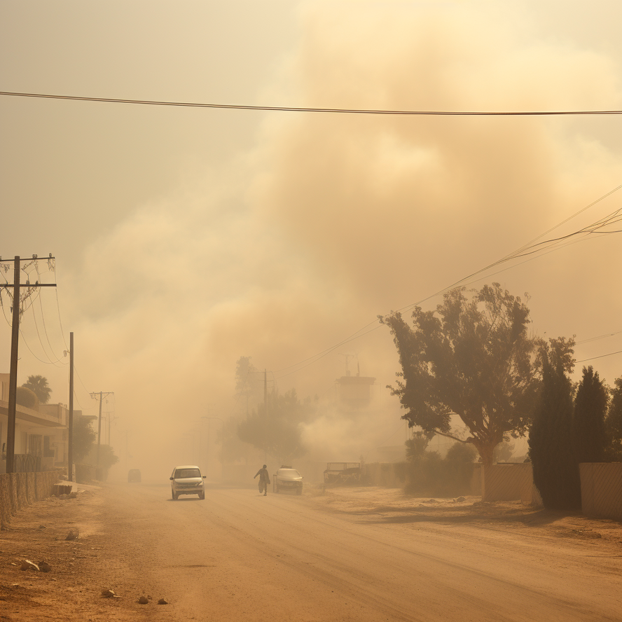 Северный Кипр вновь окутала пыль с ближнего востока