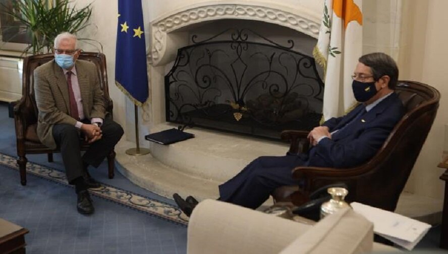 Верховный представитель ЕС Жозеп Боррель встретился с Никосом Анастасиадисом