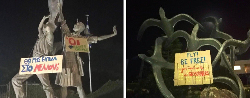 Статуи Лимассола предупреждают об апокалипсисе