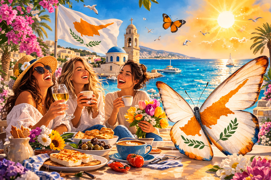 Команда Cyprus Butterfly поздравляет женщин Кипра с 8 Марта