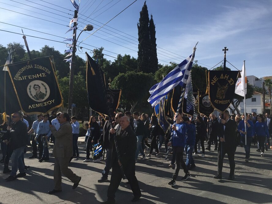 В Лимассоле прошел ежегодный митинг памяти Георгиоса Гриваса