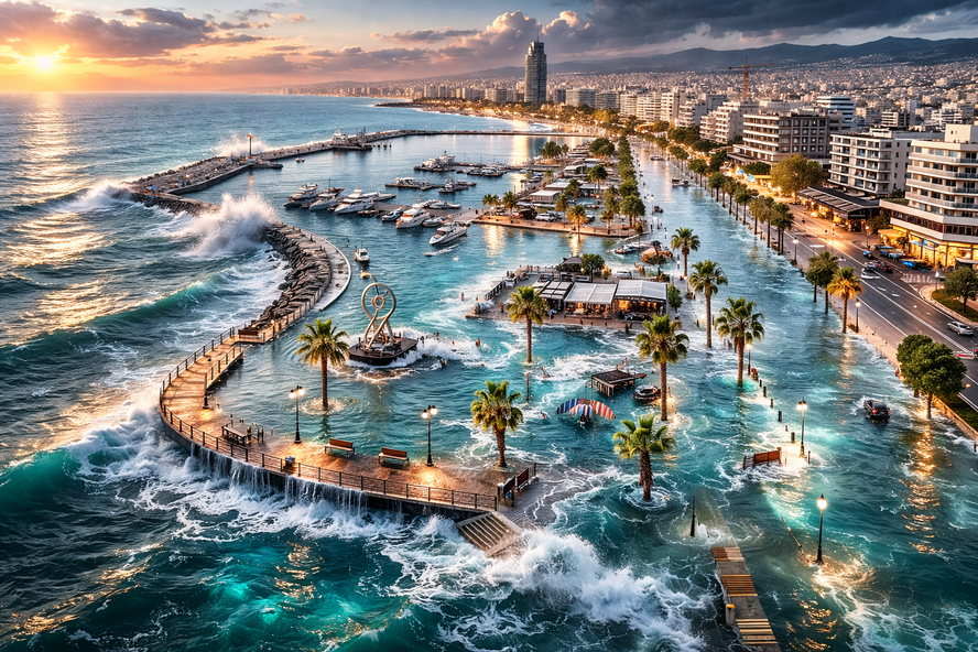 Уровень моря на Кипре повысится на один метр!