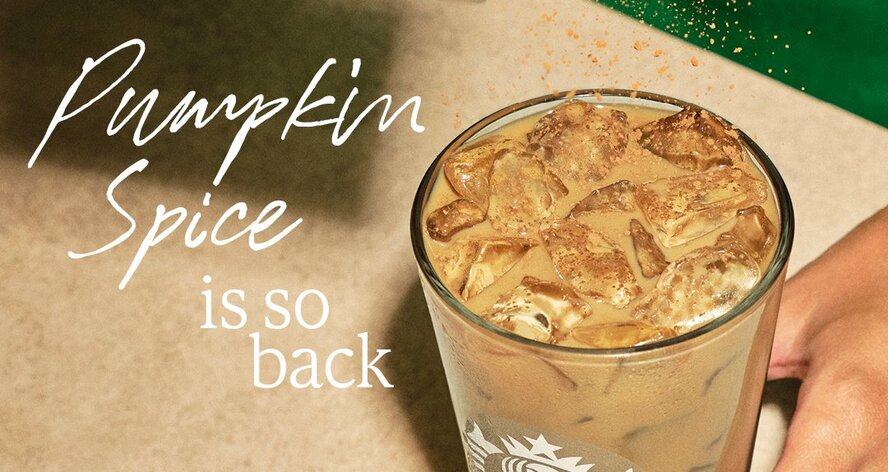 Осень со вкусом Starbucks: Pumpkin Spice, Tiramisu и Matcha в новых ярких сочетаниях