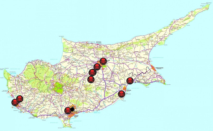 Полиция презентовала жителям криминальную карту Кипра