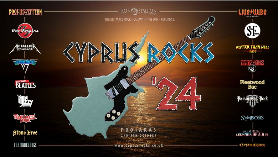 Не пропустите! На Кипре стартовал грандиозный рок-фестиваль Cyprus Rocks 24 Не пропустите! На Кипре стартовал грандиозный рок-фестиваль Cyprus Rocks 24