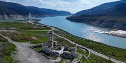 В пригороде Лимассола из-под воды полностью вышла Церковь Святого Николая