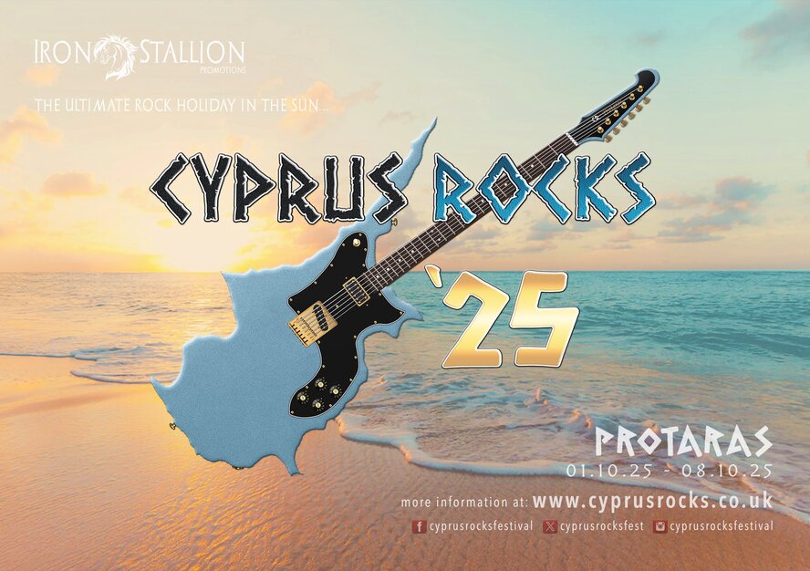 Грандиозный рок-фестиваль Cyprus Rocks 2025 возвращается на Кипр Грандиозный рок-фестиваль Cyprus Rocks 2025 возвращается на Кипр