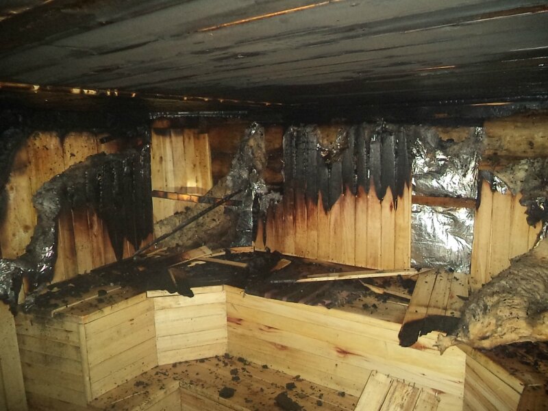 В Лимассоле загорелась частная сауна