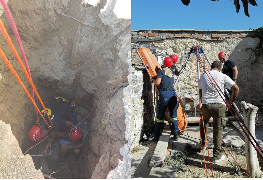 В Ларнаке женщина провалилась в 4-метровую яму