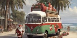 Санта-Клаус проедет на автобусе по Лимассолу и раздаст подарки!