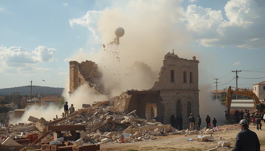 Снос исторических зданий в Каравасе вызвал бурную реакцию властей