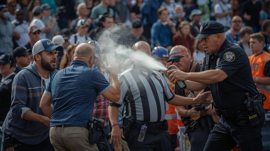 На матче АЕК — Анортосис в Ларнаке полиция применила перцовый газ