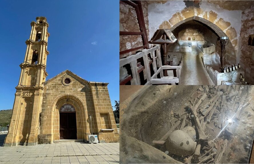 ​Древняя костница под церковью Георгия Победоносца в Маммари