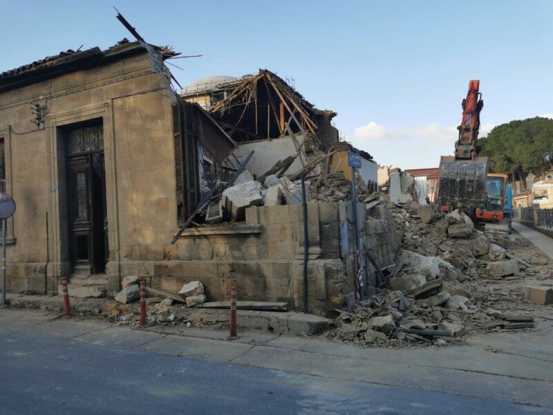 В центре Никосии снесены четыре исторических здания