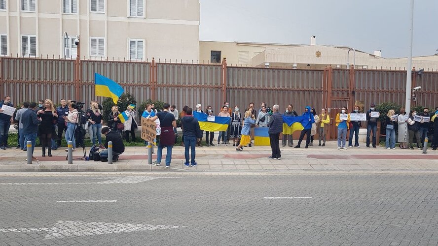 Полиция Никосии усиливает меры безопасности вокруг посольств в связи с событиями на Украине