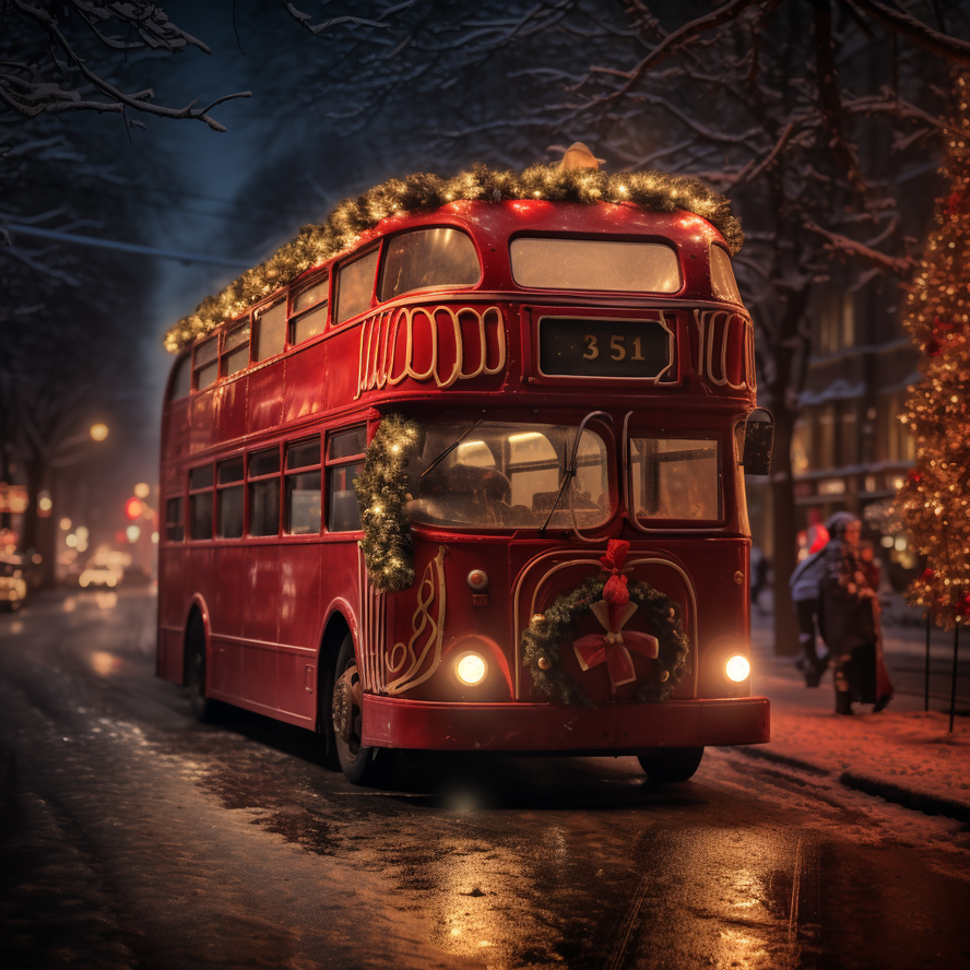 По Пафосу начнет ездить бесплатный «Автобус любви Санта-Клауса»