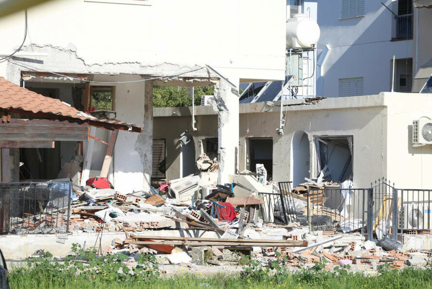 Взрыв в жилом доме в Никосии!