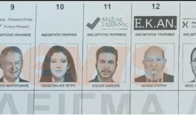 Образец избирательного бюллетеня на выборах президента Кипра вызвал скандал