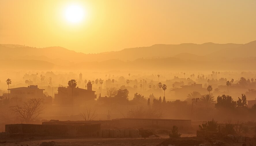 Кипр накрыла пыль из Сахары