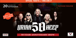 В сентябре 2022 года на Кипре состоятся концерты легендарнейших Uriah Heep