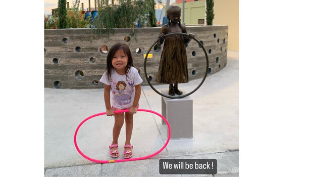 Китаец Александр из Пафоса полностью оплатит создание новой скульптуры «Девочка с обручем»