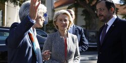 Урсула фон дер Лейен прогулялась по Никосии с президентом Кипра