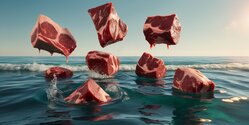 В Пафосе отдыхающие выловили из моря порядка пяти килограмм тухлого мяса