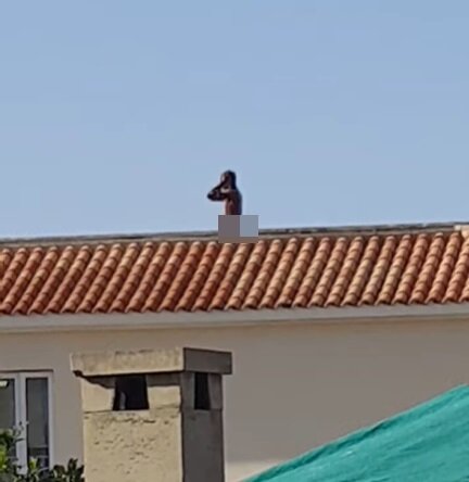 В Пафосе иностранец залез на крышу и искупался в питьевом баке