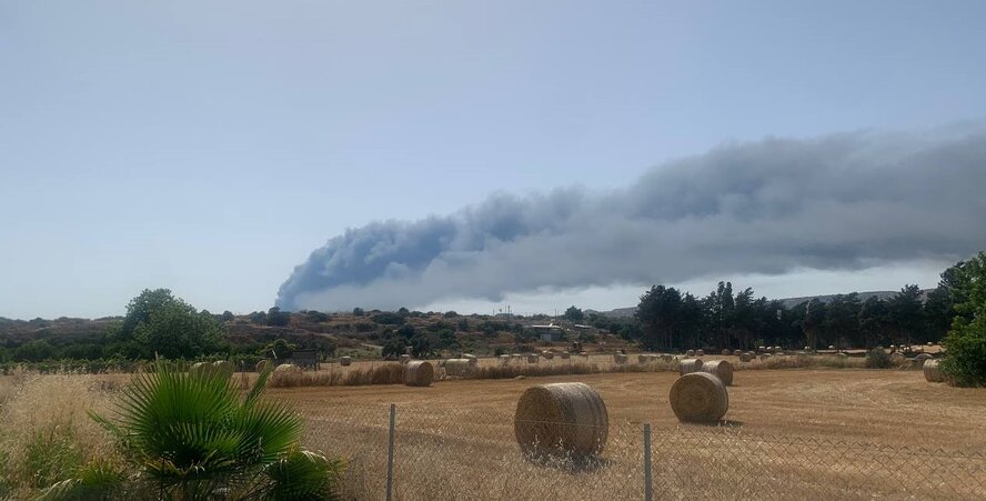 Экологи Кипра назвали пожар на свалке автопокрышек экологической катастрофой