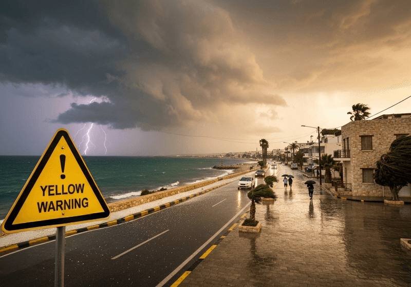 Желтый уровень опасности: БАЙРОН снова принесет ливни, град и штормовые ветра!