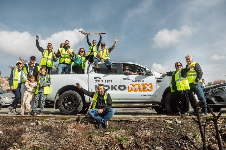 Компания Kokomix поддержала восстановление лесных территорий в деревне Суни на Кипре