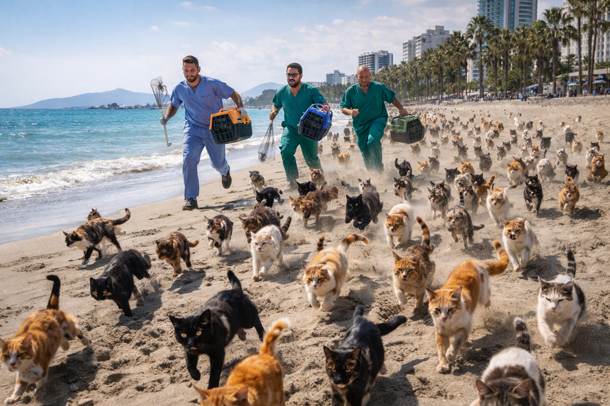 В Лимасоле бесплатно стерилизуют 690 бездомных кошек!