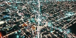 Лимассол ночью сверху — город, который сияет!