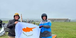 Впервые в истории пилот из команды Кипра занял призовое место на чемпионате Европы по сухопутному яхтингу