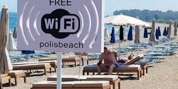 На пляжах Полиса Хрисохуса на Кипре появился бесплатный Wi-Fi