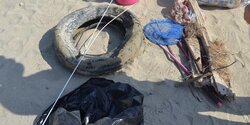 Больше 100 килограммов мусора собрано на маленьком пляже Кипра
