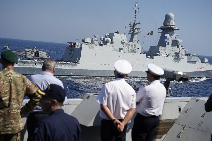 На острове завершились военно-морские учения с участием Кипра, Франции, Греции и Италии